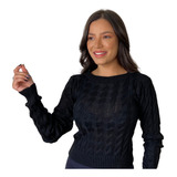 Blusa De Frio Lançamento Inverno Confortável Tricô Tendência