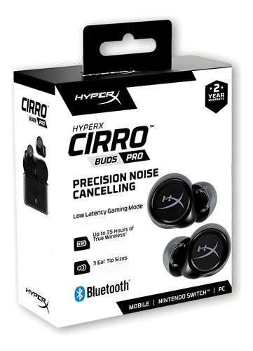 Audifonos Hyperx In Ear Cirro Buds Pro Tws Black Edition