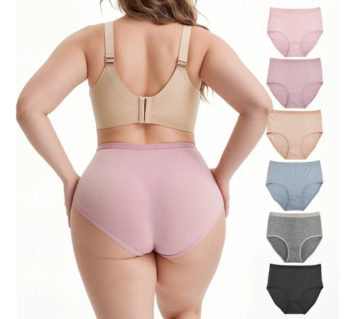 6 Packs Calzones Mujer Talla Grande -genéric | MercadoLibre