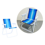 Sillon Silla Reposera Infantil Niños Chicos Acero Colores Color Azul