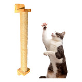 Arranhador P/ Gatos Vertical Parede Sisal Poste Corda 62 Cm