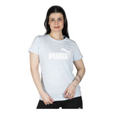Remera Puma Essentials Sportstyle Mujer Moda Celeste
