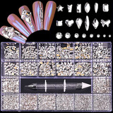 Kit De Diamantes De Imitación De Uñas, Decoraciones Para Sum