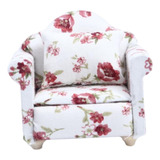 1:12, Sofá Floral, Sillón, Muebles, Juguete Para Niños,