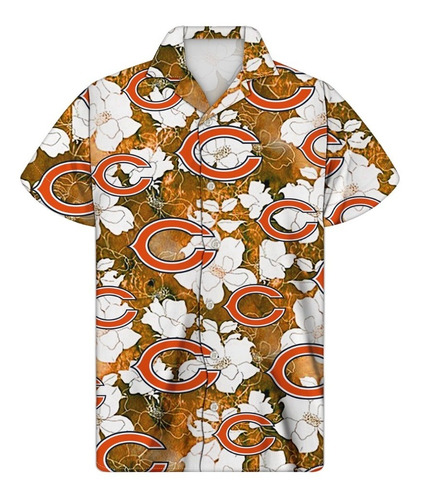 Camisa Hawaiana Tipo Chicago Bears Osos