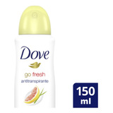 Desodorante Femenino Aerosol Dove Pomelo Limón 150ml X 3u