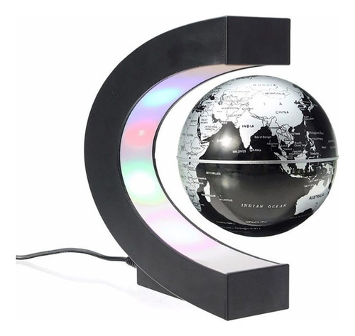 A Mesa Led Flotante Planet Earth Con Forma De Globo