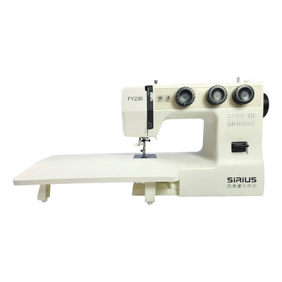 Maq De Coser Casera Portátil Sirius Fy230 + Mesa Extendible Negro | Meses sin interés
