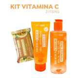 Kit Limpeza De Pele Skincare Vitamina C Dermachem 3 Itens