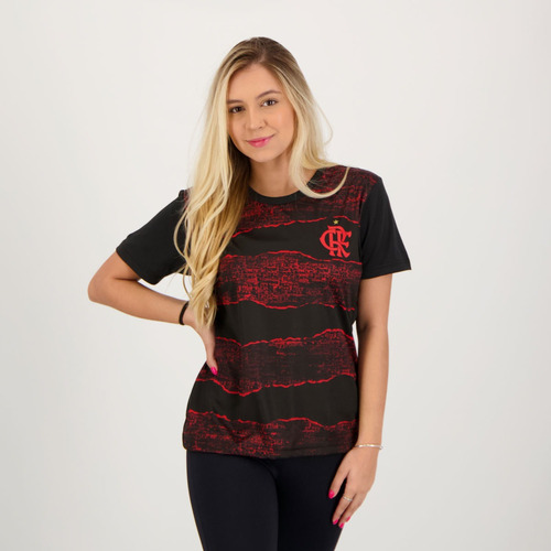 Camisa Flamengo Hovel Feminina Preta