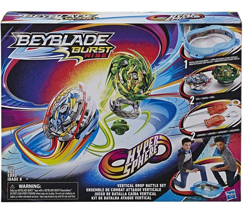 Bey Blade Burst Rise Estadio Batalla Caida Vertical Color Multicolor