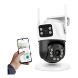  Câmera De Segurança Lente Dupla Ip Externa Wifi Icsee Smart