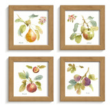 Kit Quadro Decorativo Cozinha Cantina Retrô Frutas