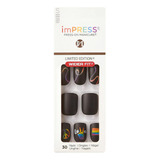 Uñas Press On - Impress - Diseño Paz - Love Is Love (anchas)