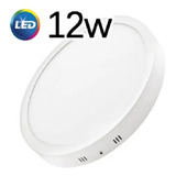 Plafon Led 12w Redondo, Luz  Fria 