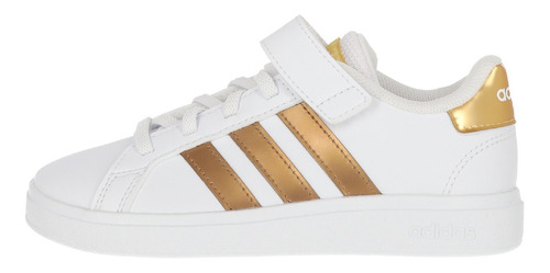 Zapatilla adidas Grand Court 2.0 Niño Cloud White/gold