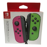 Control Joycon Splatoon Rosa/verde Nintendo Switch
