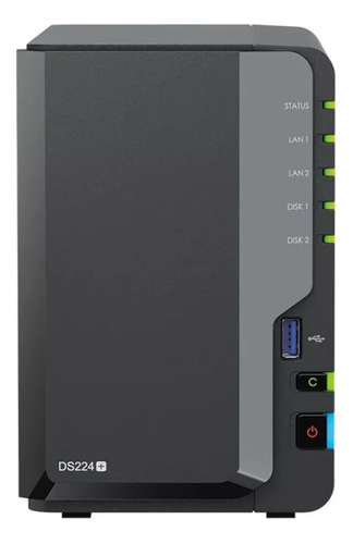 Nas Synology Diskstation 2 Baias Ds224+ (intel Celeron J4125