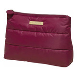 Cosmetiquera Puffy Makeup Bag Sultry Berry Rare Beauty Color Bordó Diseño De La Tela Liso