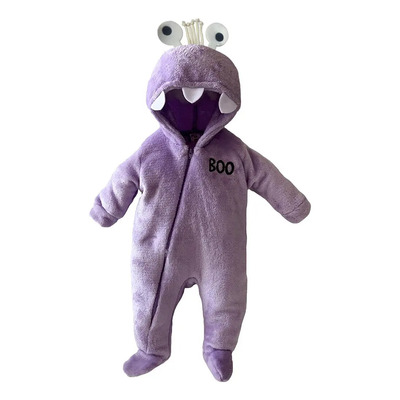 Mameluco Para Bebé Con Gorro Monster Inc Boo Lila Disney | Envío gratis