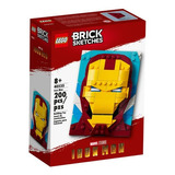 Lego Brick Sketches Iron Man 40535 - 200 Pz