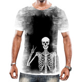 Camiseta Camisa Arte Tumblr Esqueletos Caveira Ossos Moda 11