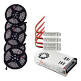 Kit Especial X 30mts Completo Tira Luces Led Rgb 5050 Wifi
