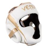 Casco De Artes Marciales Venum Blanco Y Dorado Poliuretan...