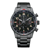 Reloj Citizen Ecodrive Chrono Ca079784e Hombre Color De La Malla Negro Color Del Bisel Negro Color Del Fondo Negro