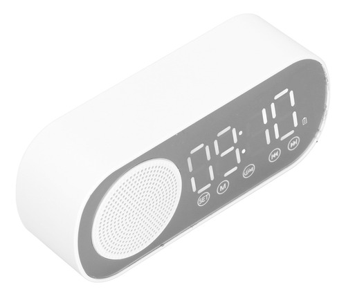 Reloj Despertador Digital Hifi Fm Radio Recargable Bluetooth