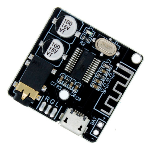 Modulo Placa Receptor Bluetooth 5.0 Mp3 Vhm314 5v Stereo 