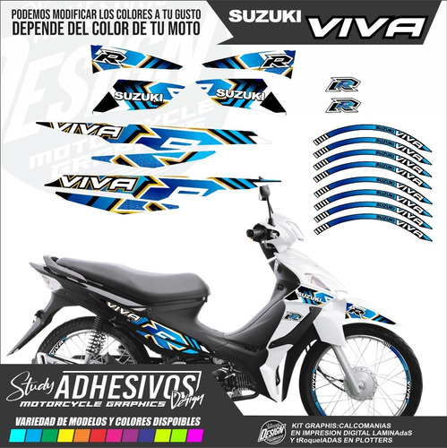 Calcomanias Suzuki Viva R Tipo Originales 