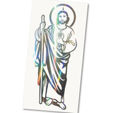San Judas Tadeo Sticker Calcomanía Holografico/normal - Auto