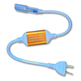 Kit Enchufe Conector Tapón Para Manguera Neonflex A 220v