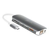 J5create Adaptador Mltiple Usb-c 9 En 1 Hdmi, Ethernet, Usb