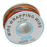 Fiozinho Wire Wrap 30awg Rolo Com 250m Eletrônica - 8 Cores