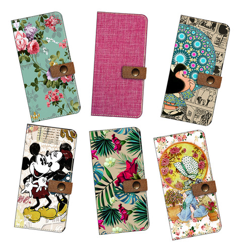 Funda Agenda Librito Para Alcatel 1v 2021 / 6002a / 6002d