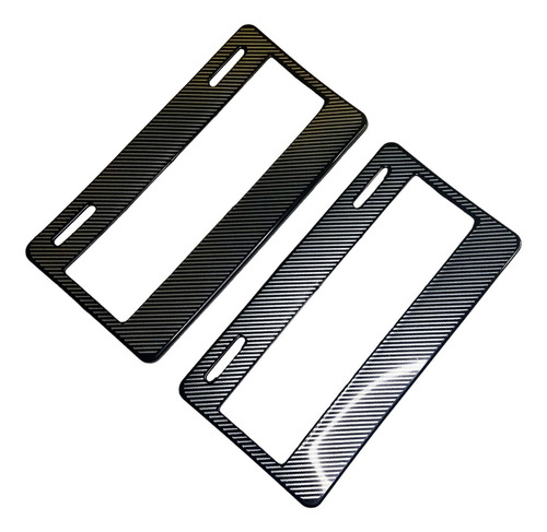 Porta Placa Fibra De Carbono Vw Seat Chevrolet Kia Universal