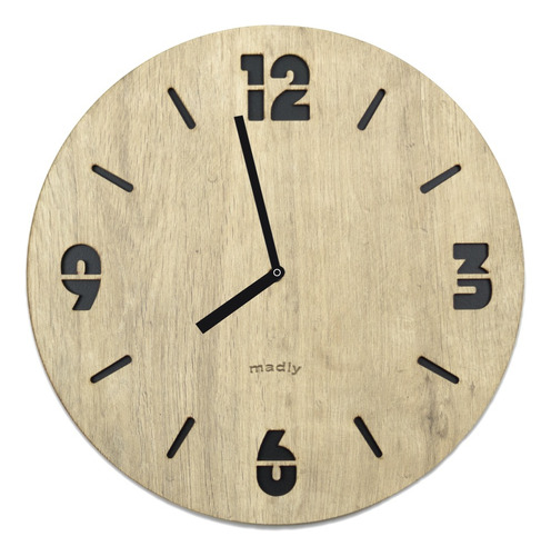 Reloj Madera De Pared - Lily - 45cm X 45cm