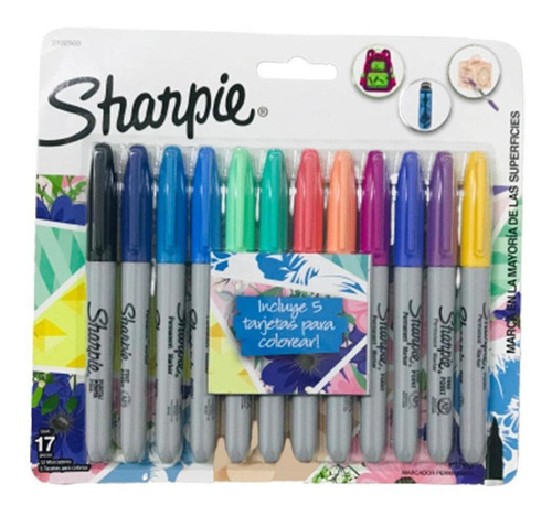 Sharpie Pastel X 12 Unidades