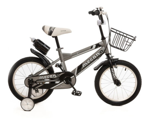 Bicicleta Infantil Rodado 20 Con Rueditas Y Canasto Love