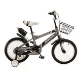 Bicicleta Infantil Rodado 20 Con Rueditas Y Canasto Love
