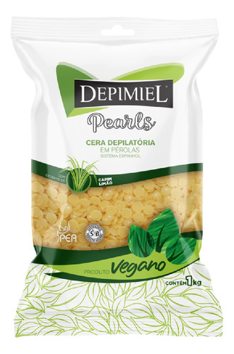 Depimiel Cera Depilatória Em Pérolas Vegana 1kg