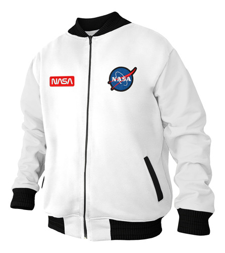 Jaqueta Nasa Astronauta Moletom Blusa Frio Adulto Infantil