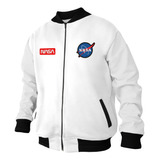 Jaqueta Nasa Astronauta Moletom Blusa Frio Adulto Infantil