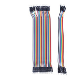 Cable De Puente De 20 Cm, 2,54 Mm, Macho A Macho, 40 Unidade