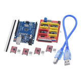 Kit Cnc Shield V3 Compatible  Con Arduino Uno Grbl A4988