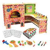 Brinquedo  Madeira Pizzaria Montessori Brinquedoteca Escola