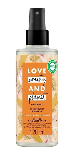 Tônico Capilar Love Beauty Crescimento Saudável 120ml