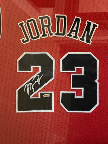 Jersey Michael Jordan Firmado Con Certificado D Autenticidad